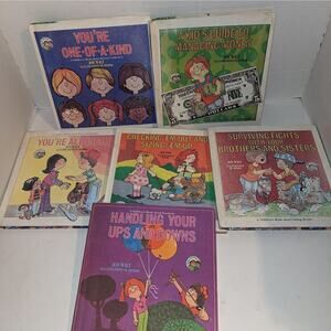 6 Vintage Joy Berry Living Skills Books Children's Emotions Money Guide Be Good